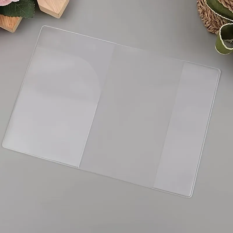 Waterproof Passport Cover with Transparent PVC ID Document Clip
