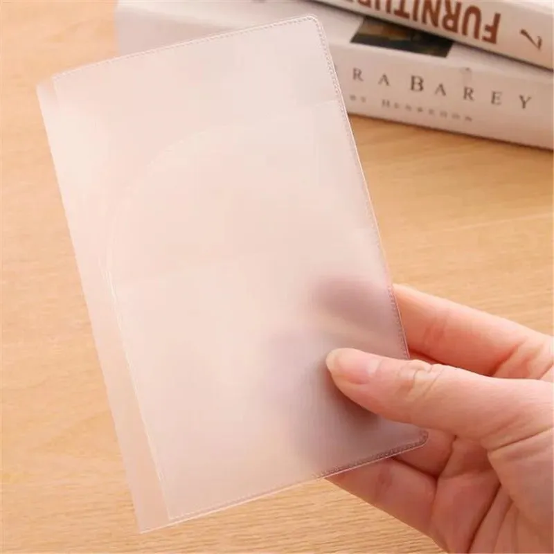 Waterproof Passport Cover with Transparent PVC ID Document Clip
