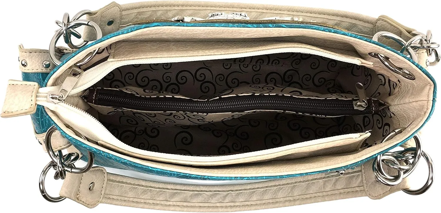 Zelris Bible Verse Corinthians 12:9 God Women Conceal Carry Shoulder Handbag